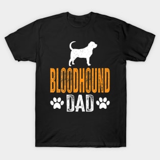 Bloodhound Dad Gift Dog Daddy Bloodhound Father Day T-Shirt